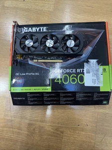 GIGABYTE OC Low Profile GeForce RTX 4060 8GB - Graphics Card - Excellent - Afbeelding 1 van 5