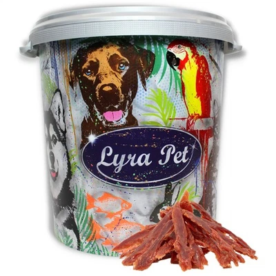 5 kg Entenbrust Kausnack Hundefutter Hund Ente fettarm Lyra Pet® in 30 L Tonne - Bild 1 von 4