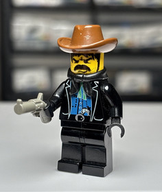 Lego Wild West Bandit 1 Black Bart ww007 6761 6769 6762 Cowboy Desperado