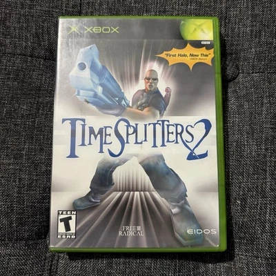 TimeSplitters 2 (Microsoft 2002 Original Xbox) Complete CIB w/ manual - Image 1 of 4
