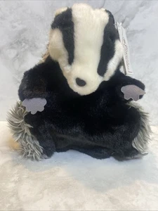 NUEVO DE COLECCIÓN CON ETIQUETA The Puppet Company Badger EBC25 ESPONJOSO - Imagen 1 de 6