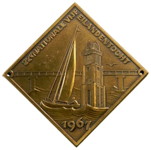 22ª Medalla Tour Nacional Cinco Islas 1967 - Insignia Shell (05615) - Imagen 1 de 2