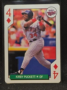 1991 U.S. Playing Cards Major League All-Stars - Kirby Puckett #4D - Picture 1 of 2