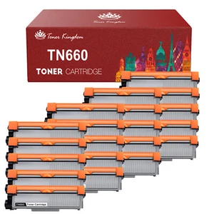 20 Pack TN660 Black Toner Cartridges For Brother TN630 MFC-L2700DW MFC-L2720DW - Imagen 1 de 5