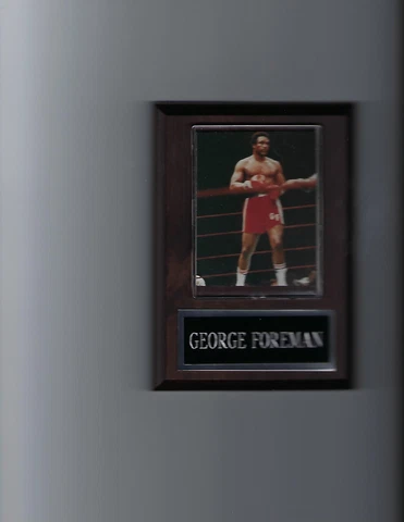 GEORGE FOREMAN PLAQUE BOXING CHAMPION Cover