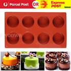 8 Cavity Pan Tray Silicone Mould Mini Cupcake Cookie Baking Mold Muffin Cup