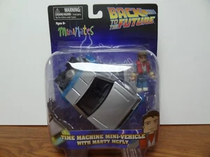 Back to the Future Minimates Time Machine W/ Marty Mcfly Damaged Packaging - Picture 1 of 6