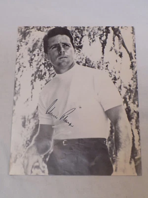 Fotografía retrato firmada por Gary Player 8x10 autografiada golfista vintage Foto 1 de 2