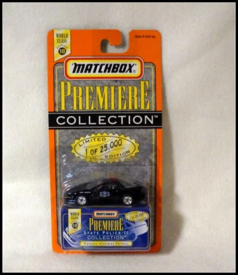 1997 Matchbox Premiere Collection Kansas Highway Patrol New Old Stock #Z580 - Image 1 of 4