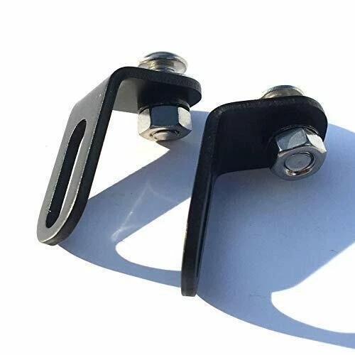 Brompton Brackets rear light/reflector - rack version BLACK
