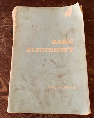 Basic Electricity 1961 by Abraham Marcus softcover book - Image 1 of 4