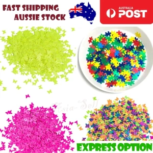10g Neon Butterfly Glitter for Face Body Nail Art Neon Bright - Picture 1 of 12
