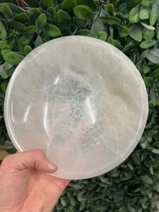 2.3", 3", 4", 6", 8" Selenite Bowl Selenite Crystal Bowl Cleaning Cleansing bowl - Picture 1 of 4
