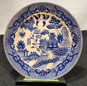 Blue Willow 6" Plate - Classic Transferware Design - Made in Japan - Picture 1 of 5