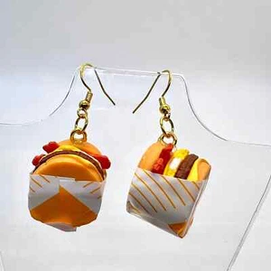 Pendientes Sandwich Desayuno - Mini Marcas Foodie Pendientes - Sándwich Tocino - Imagen 1 de 8