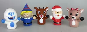 Rudolph The Red-Nosed Reindeer & Misfits Finger Puppets 5 Characters Playset - Picture 1 of 12
