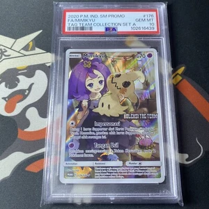 PSA 10 Mimikyu CHR Acerola SM-P Tag Team Collection Sun Moon Pokemon - Picture 1 of 2