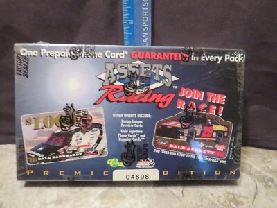 1995 CLASSIC ASSETS RACING PHONE CARDS(EXPIRED) FACTORY SEALED BOX (NEW & RARE) - Image 1 of 4