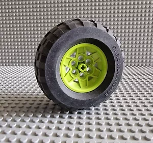Lego Technic Rad Reifen mit Limette Felge 56908c01 81.6x38R aus Set 42037 R1/K1 - Picture 1 of 1