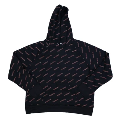 Sudadera con capucha suéter polar negra con estampado integral Bebe Sport para mujer 3X Foto 1 de 4
