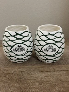 Patron Tequila Tiki Tazze Tazza Agave Autentiche Tazze Ape Edizione Limitata Set di 2 - Foto 1 di 11