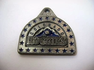 Vintage Keychain Charm: Colorado Rockies 1992 MLB by Siskiyoo  - Picture 1 of 4