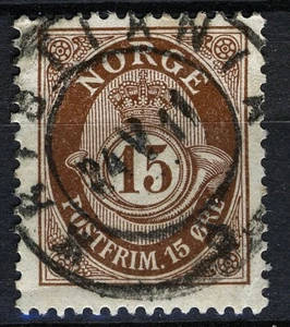 Norway 1909-19, NK 102 Son Kristiania 24-V-11 (OS) - Imagen 1 de 1