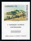 B&D: 1970 Brazil Scott 1179 LUBRAPEX-70 Souvenirblatt postfrisch-- P.O. frisch