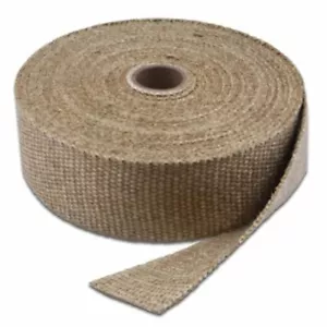 Avvolgimento termico scarico Thermo-Tec - colore naturale rotolo 1" x 50 piedi - 11001 - stock uk - Foto 1 di 4
