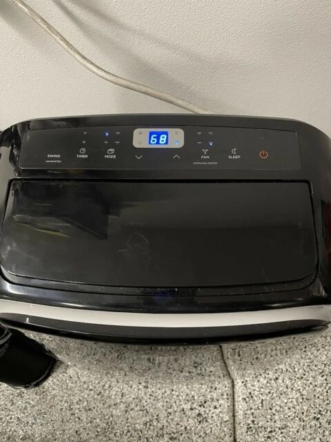 Midea MAP10HS1WBL 10,000 BTU 4 in 1 Smart Portable Air Conditioner with Heat - Black