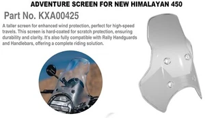 "ADVENTURE SCREEN FIT FOR ROYAL ENFIELD NEW HIMALAYAN 450 - Picture 1 of 7