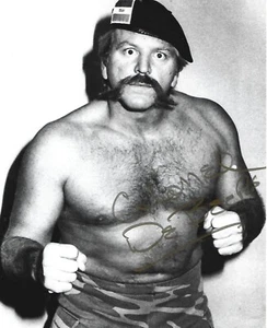 WRESTLING LEGEND COLONIAL DEBEERS SIGNED 8X10 2X NWA TAG TEAM CHAMPION PACIFIC - Picture 1 of 1