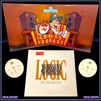 LOGIC No Pressure 2LP on BLACK VINYL with EXCLUSIVE ALTERNATE ART New SEALED Foto 1 de 3