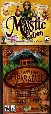 Escape From Paradise and Mystic Inn Pc New Vista XP Whole Bunch Of Puzzle Games - Image 1 of 2