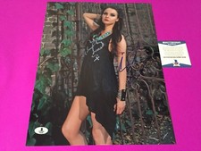 Camilla Luddington Tomb Raider Signed Auto 11x14 Photo Beckett BAS COA