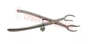 Orthopedic Patella Bone Holding Forceps 8" INCH W Screw Lock - Picture 1 of 5
