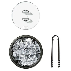 Eiskübel, Mako Bar Ware, 35oz, doppelwandig isoliert mit Zange und Abdeckung, Neu - Bild 1 von 6