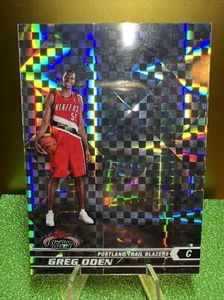2007-08 Topps Stadium Club X-Fractor Greg Oden #101 Rookie OSU Blazers - Picture 1 of 2