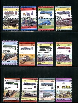 批量 10220 完好系列 FORTY SIX TENANT PAIRS 火车 LOCOMOTIVE TUVALU — 第 1/4 张图片