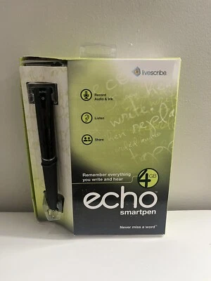 Livescribe Echo Smart Pen 4GB Brand New Record And Write FOR PARTS NO LED SCREEN - Image 1 of 2
