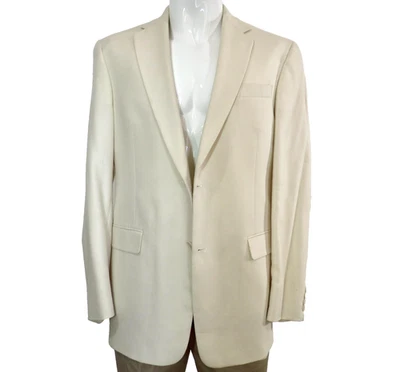Chaqueta deportiva Hart Schaffner Marx 1887 EE. UU. Blazer para hombre 42 largos todo el año marfil Foto 1 de 4