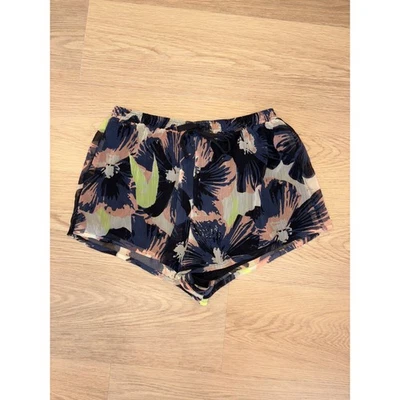 Volcom womens chiffon colorful shorts w/ large florals & drawstring size small  - Image 1 of 4
