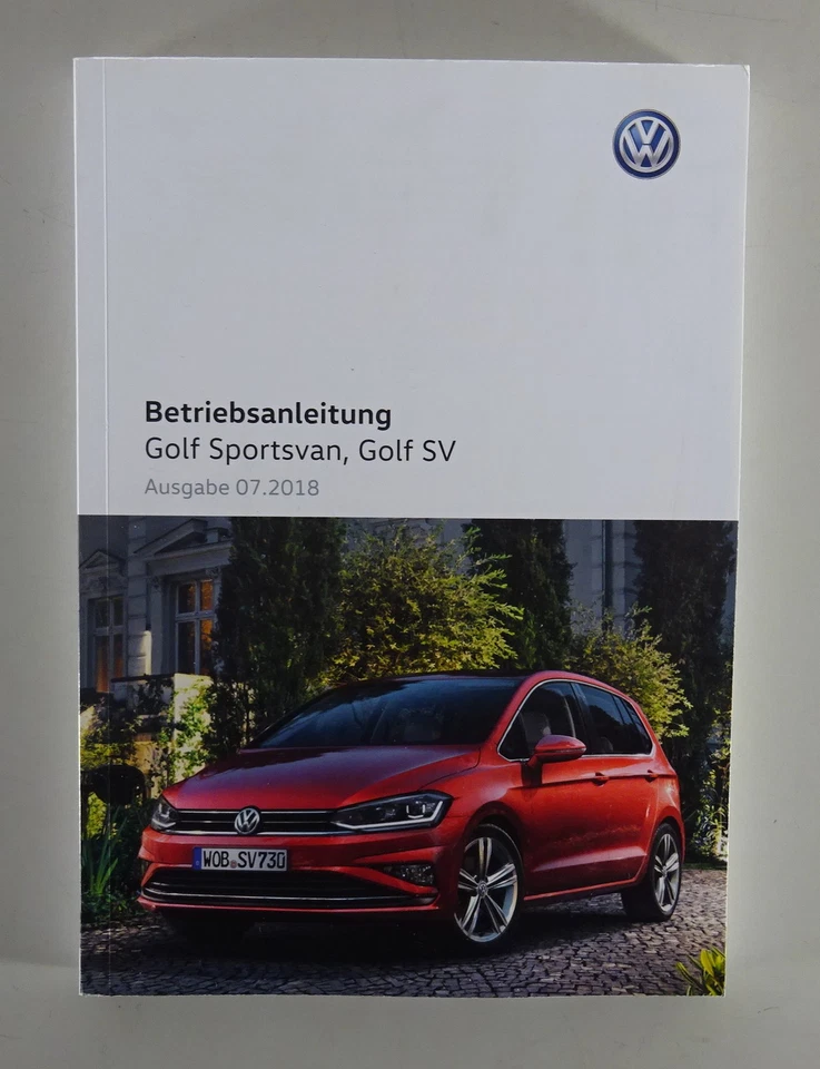 Manual De Instrucciones / Manual VW Golf Sportsvan / SV Tipo AUV Fecha 07/2018 - Imagen 1 de 1