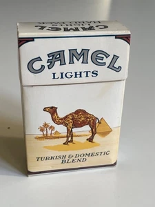 CAMEL Lights Pacchetto (vuoto) Sigarette  VINTAGE COLLEZIONE EMPTY PACKET - Foto 1 di 4