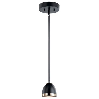 Kichler Lighting 52419BKLED Baland LED 4 inch Black Mini Pendant Ceiling Light - Image 1 of 2