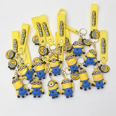 MINIONS Keychain 3D Charm 12 pcs Wholesale Dealer Bag BRAND NEW SEE PHOTOS - Image 1 of 4