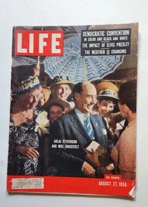 Life Magazine August 27, 1956 Elvis Presley Adlai Stevenson - Picture 1 of 21