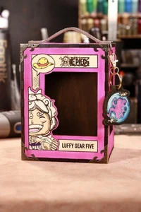 Funko Pop Animation One Piece Luffy Gear 5 Holzbox mit Lederakzenten von JxDT - Bild 1 von 5