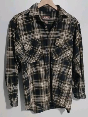Moose Creek Shacket Flannel Button Up Mens S Heavyweight 100% Cotton (M9) - Image 1 of 4