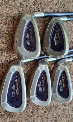 Golf Women's Lady Irons Set YONEX TITANIUM PLUS 5 Clubs RH Graphite Ladies - Image 1 of 4